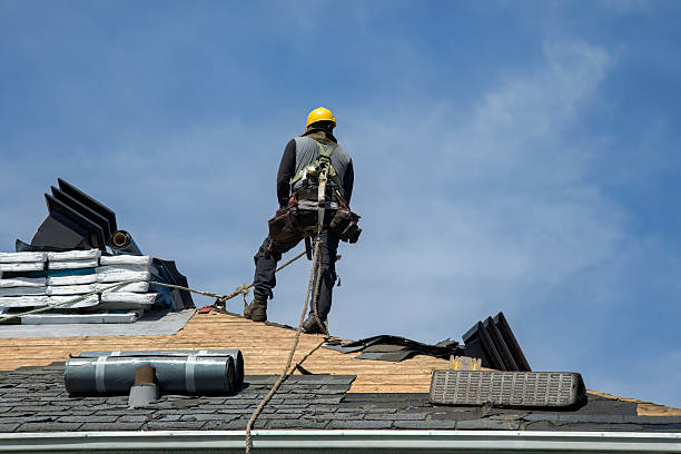 Professional Flat Roof Repair technician working in Savannah, GA